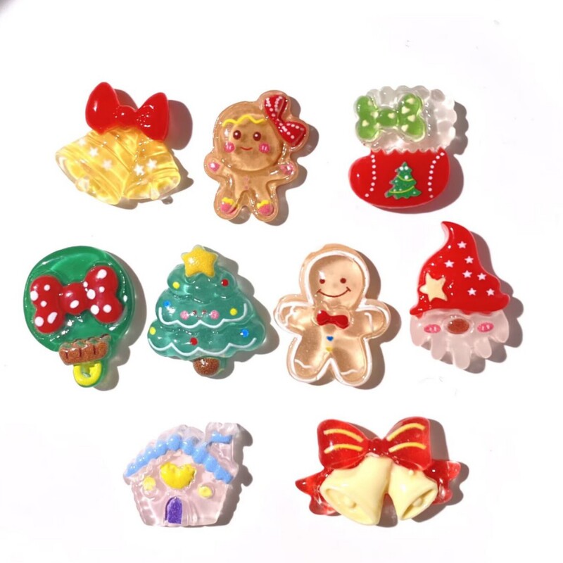 New Christmas Eve Santa Claus DIY Resin Ornaments and Accessories Yiwu Small Ornaments Wholesale New Christmas Eve Santa Claus DIY Resin Ornaments and Accessories Yiwu Small Ornaments Wholesale