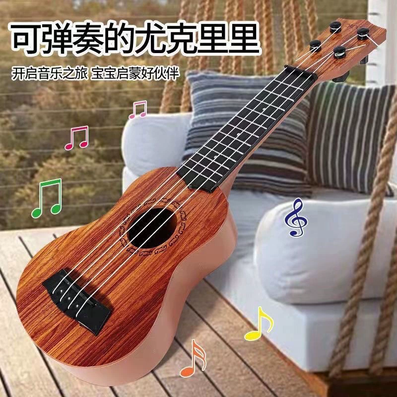 Музыкальные инструменты, гитара, маленькая реалистичная игрушка, укулеле с нотами, подарок на день рождения, оптом