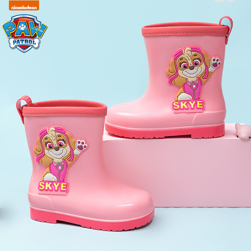 Botas de lluvia para niños del equipo Wang Wang Botas de lluvia antideslizantes para niños y bebés