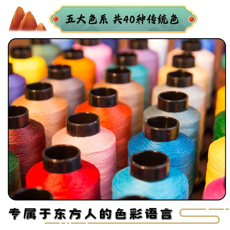 JR工場直販特別オファー40g 0.5MMナショナルカラーフラットワックスコード手織りロープ縫製革製品DIYビーズワックスコード|undefined
