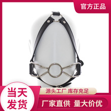 sm外贸性爱情趣用品厂家批发成人不锈钢元宝口塞马具型束缚嘴塞