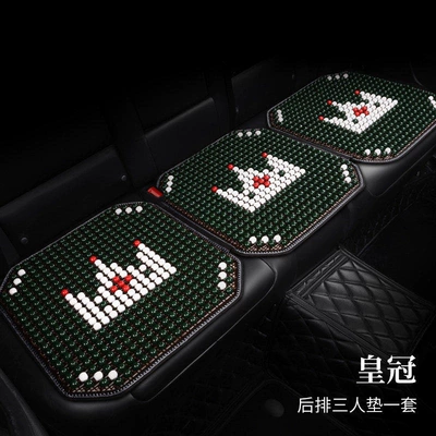 single piece ice wood beads truck Cool pad - imported-crown-wood-beads-rear-row-long-strip-massagecomfortbreathable-individually-packaged