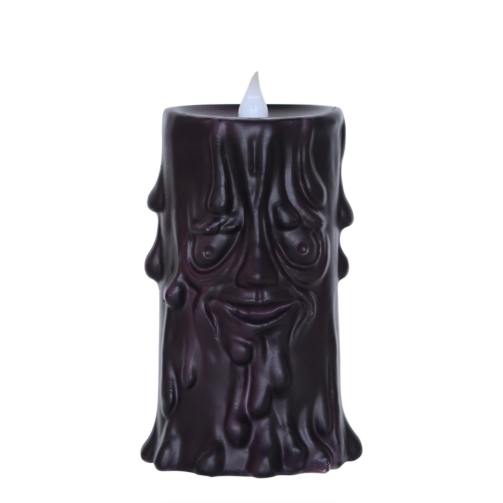 Decoración de Halloween esqueleto fantasma mesa de lámparas colocado horrores árbol demonio calabaza lámpara decoración de fiesta velas lámparas de noche