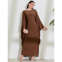 J 32992 Tie bat sleeve loose maxi robe �����������ɳ���ȹ