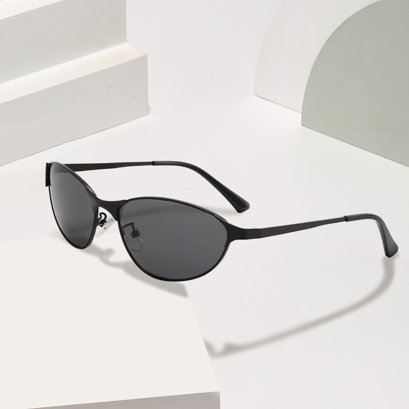 gafas de sol para mujeres nuevas gafas de sol retrógradas, gafas de sol de ojos de gato, gafas de sol de alto nivel, gafas de sol de marco simple japonesa, Harajuku