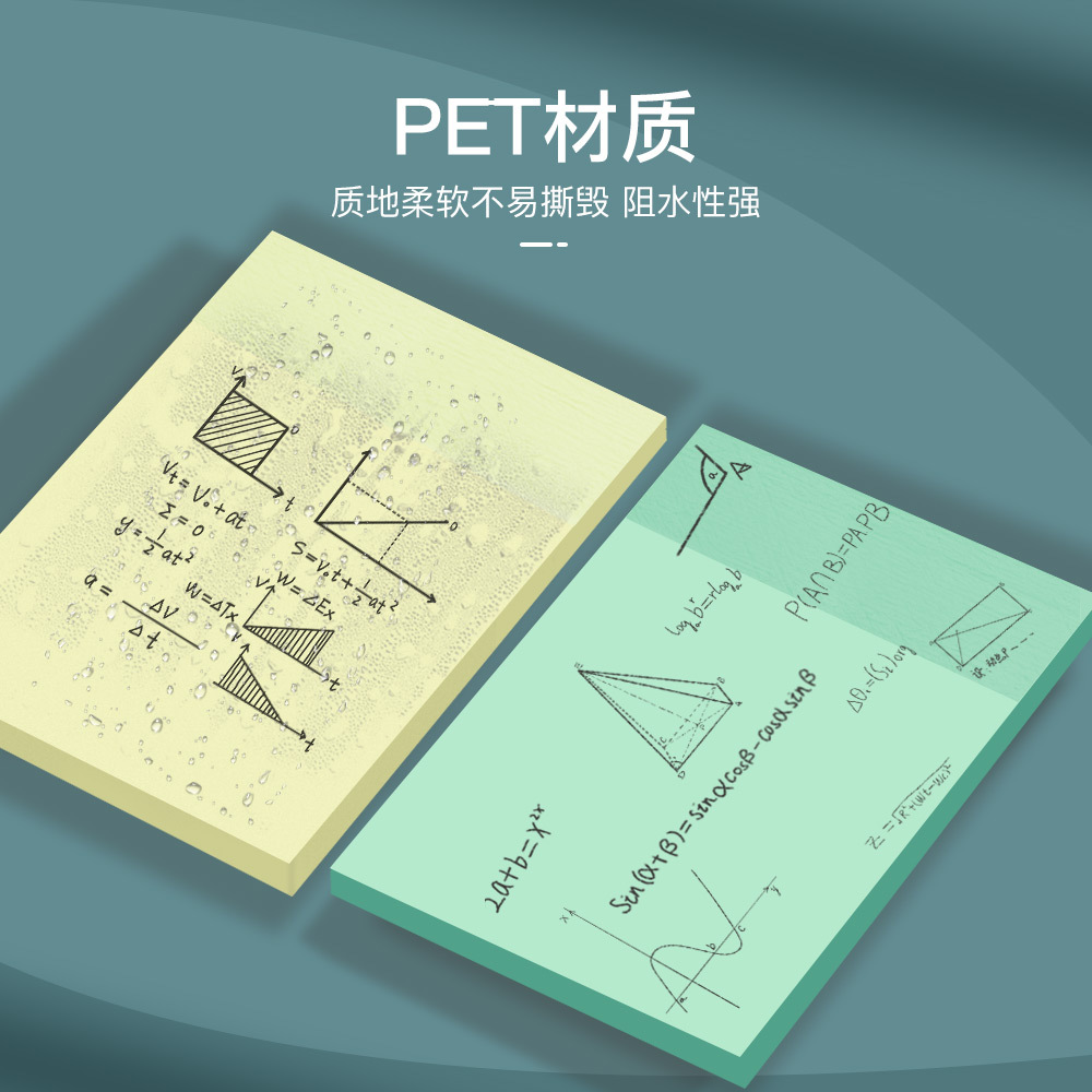 PET transparente pegatinas pastillas