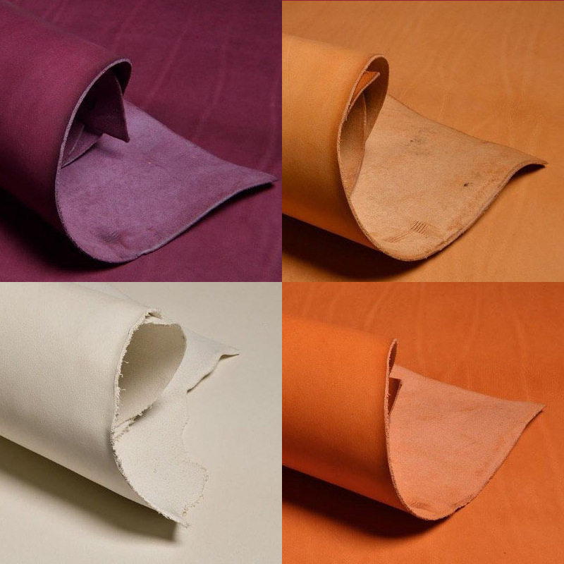 Water-dyeed horse leather material multi-color can be selected for…