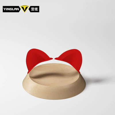 Dəbilqə (Kaska) aksesuarları: Accessories Anti-Fog Stickers Cartoon Stickers - no-specifications-cat-ears-red