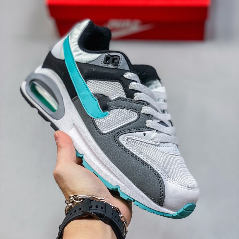 2025 New Air Cushion Shoes Ma X90 Rear Palm Com Mand Sports Low-Cut Air Cushion Running Shoes Black and White Export Shoes