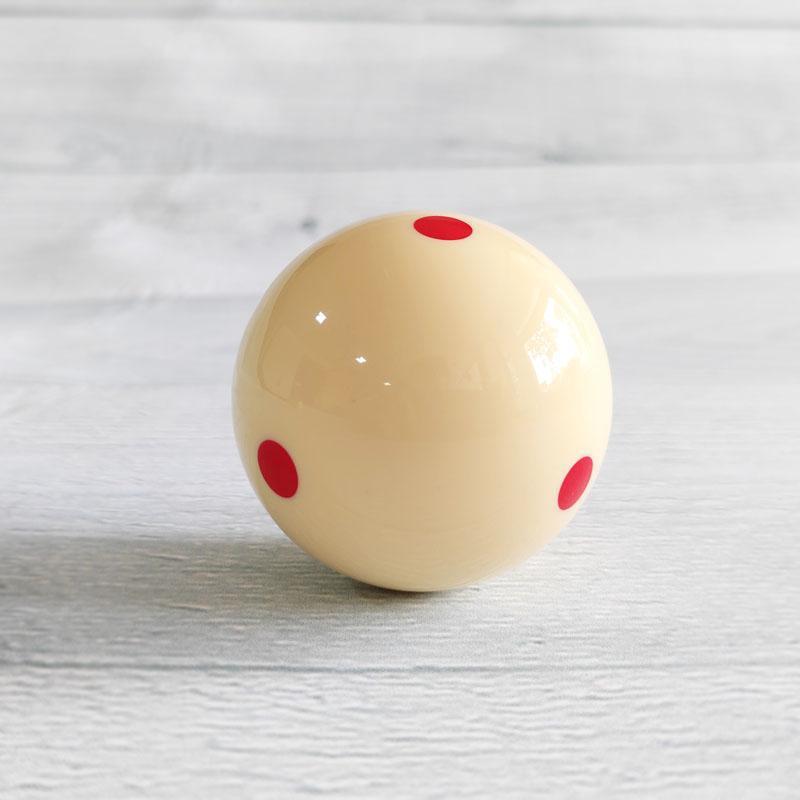 Six red dot cue ball No. 2 diameter 5.25cm