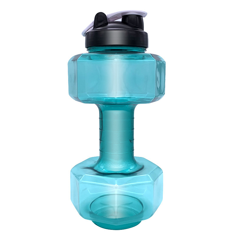 Gran capacidad de 2.5L taza de gimnasio creativa hervidor deportivo de agua taza espacial de plástico portátil para hombres taza a prueba de fugas de agua