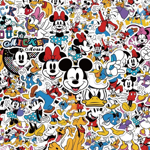 Select Items by Item Number for the 100-Piece Official Licensed Popular Cartoon Character Sticker Roll-on Tattoo Sticker Material Paper Collection