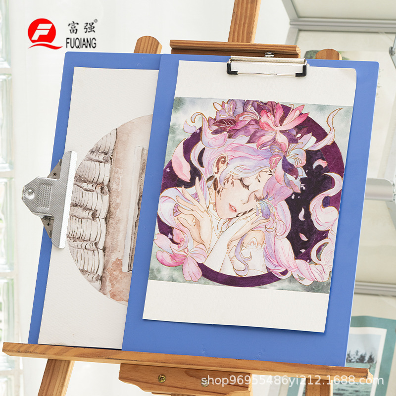 Fuqiang fábrica de papelería al por mayor tablero de dibujo tablero de escritura tablero de escritura carpeta A3 más carpeta de papel de prueba de tamaño grande