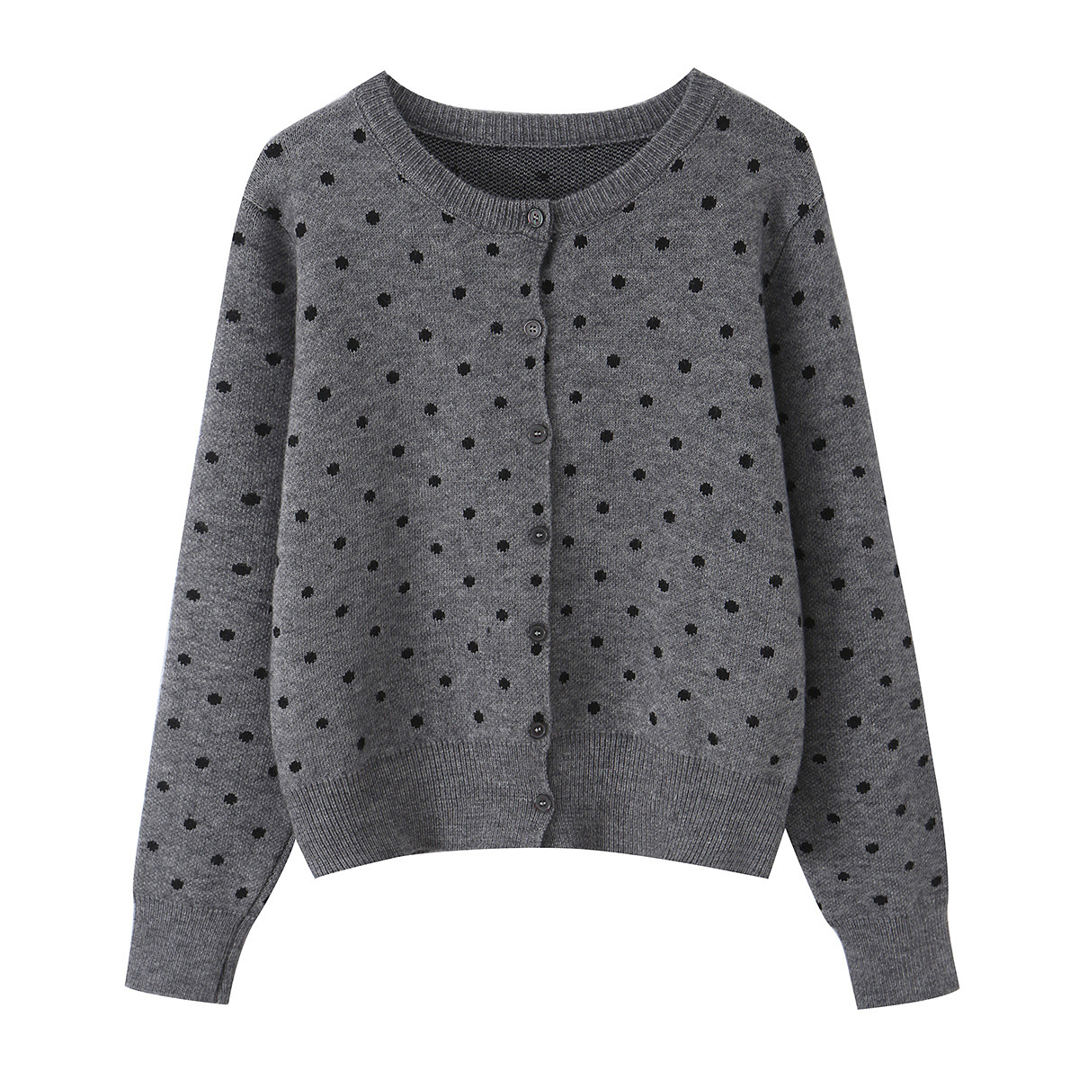 ZAZA hecho por sí mismo estilo europeo al por mayor ropa de mujer moda temperamento de diseño casual ondulado suéter cardigan