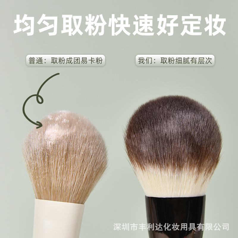 Set de cepillo de maquillaje de principiantes Eye Shadow Powder Blush Side Face Highlight Concealer Brush Set Complete Tool Brush