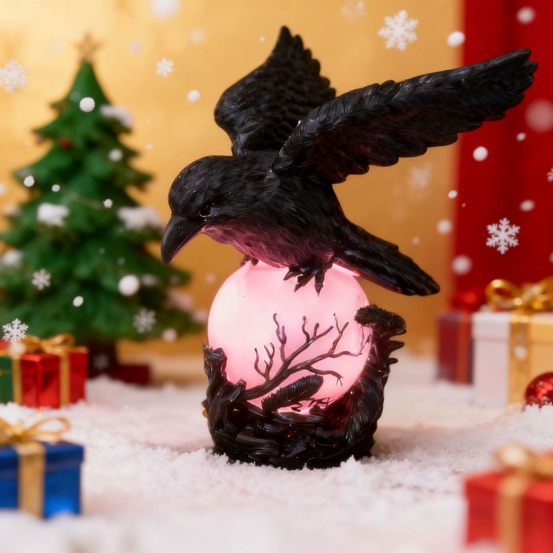 Cross-Border Raven's Moonlight Gothic Dark Lamp Crow Lamp Crow Night Light
