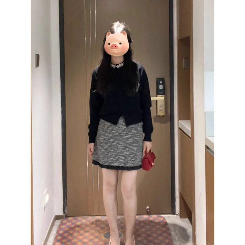 Autumn fashionable trend elegant set