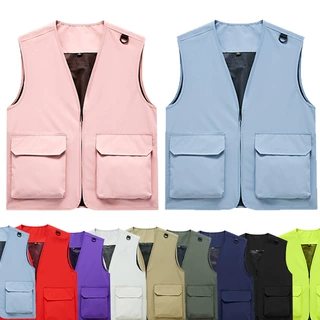 现货批发校园教培招生托管工作服马甲定制印logo广告活动工装背心