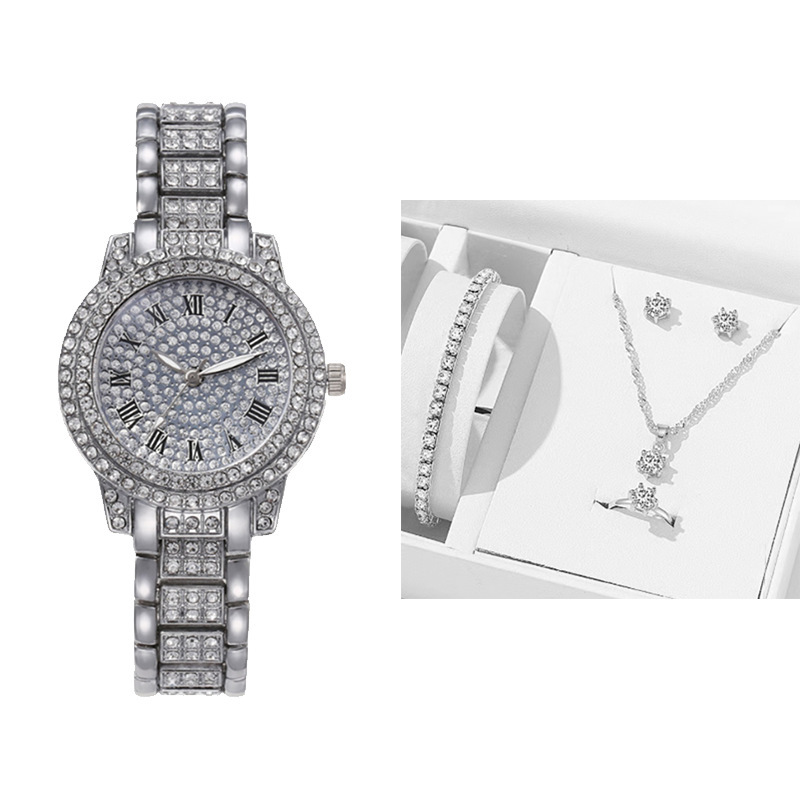 Sieviešu pulksteņa karsti sprādzieni, sieviešu pulksteņa uzvalks, dimanta sieviešu pulkstenis, sieviešu modes romiešu kvarca pulkstenis_voghion.com