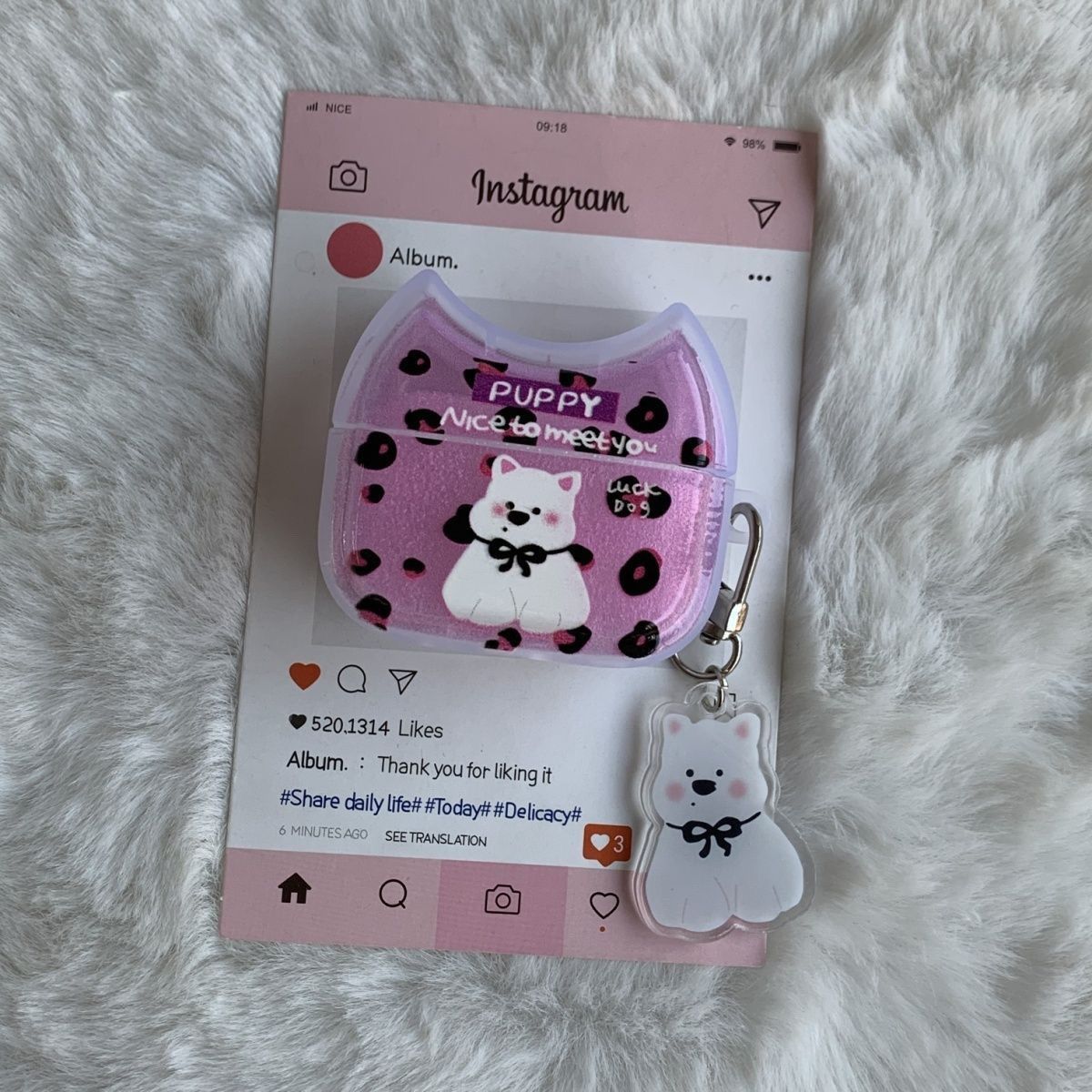 Leopard West Highland Puppy es adecuado para Airpods 4 generación de cubierta de auriculares 2pro 2 o 3 generación de cubierta de auriculares de Apple