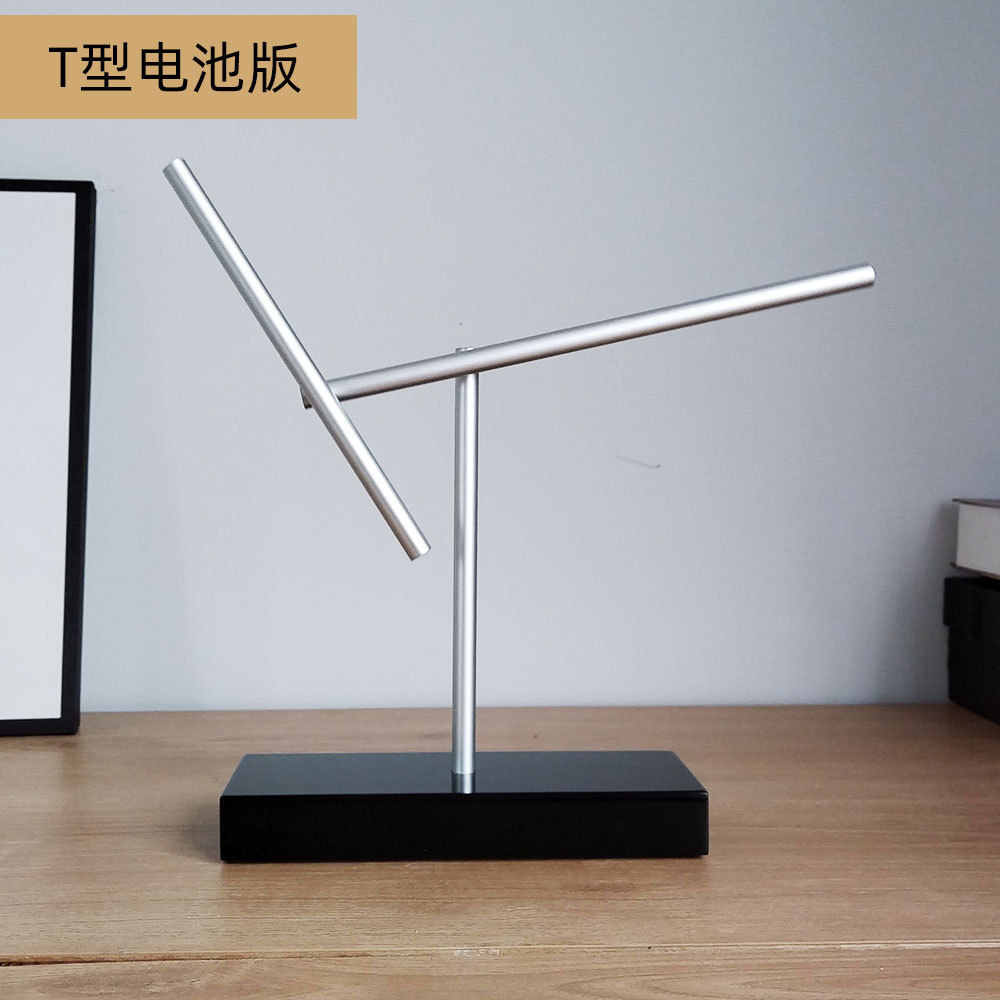 Factory wholesale solid wood base chaos pendulum Iron Man perpetual motion model home creative ornaments birthday gift