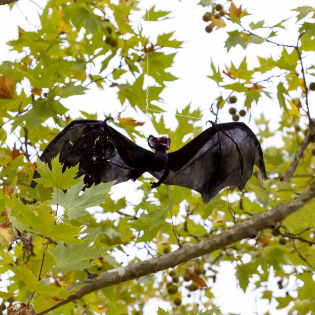Simulación transfronteriza murciélagos Halloween toda la persona parodia super gran juguete murciélagos de goma murciélagos colgante