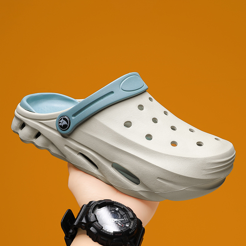 Pareja de zapatos de cavidad 2024 nuevo verano pisar mierda sensación de desgaste deportivo casual zapatos de playa para hombres y mujeres