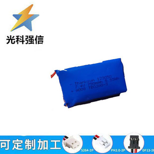 ������C7.4V�늳ؽM650MAH�ý���ǃx123050̫���LED��2.54�^