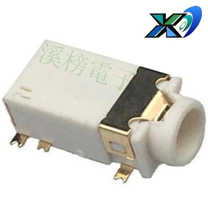 3.5贴片耳机插座  白色3.5音频插座贴片  白色3.5音频插座贴片