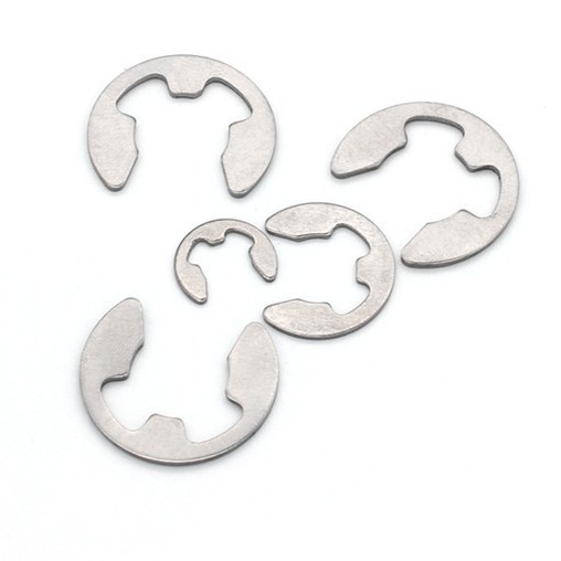 美标5304 E型轻型开口挡圈不锈钢65Mn卡簧卡扣卡环扣环定位介子