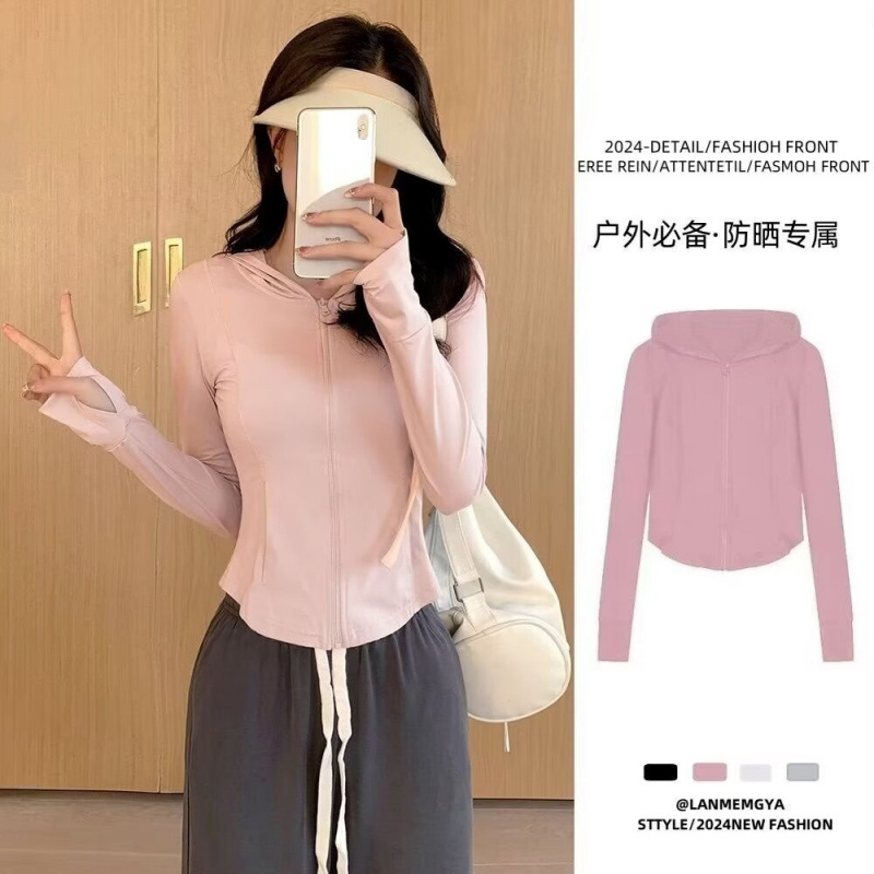 Dropshipping cross-border ice silk sunscreen clothing for women, 2026 new summer UV protection loose and versatile sun protection clothing
