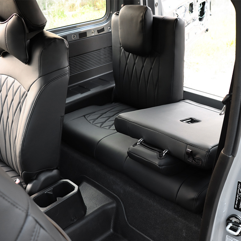 (2개) 2019-2024 새로운 스즈키 JIMNY JB74 JIMNY 시트 커버 수정 부품 완전히 동봉 된 쿠션 시트 커버