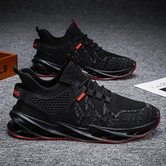 New Autumn Breathable Casual Shoes for Men, Versatile Blade Trendy Shoes with Flyknit Mesh, Dad's Coconut Shoes, Dropshipping One Piece