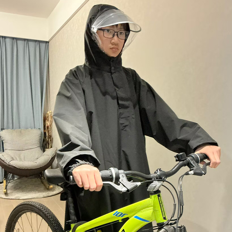 Poncho de Lluvia con Mangas para Ciclismo de Tela Oxford para Adultos image 14
