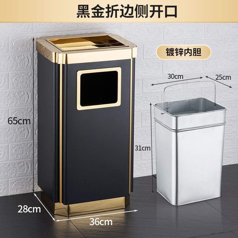 ステンレス製ラウンド煙消火ゴミ箱 蓋付き 商業モール リビングルーム 屋外 屋外縦型灰皿 大容量|undefined