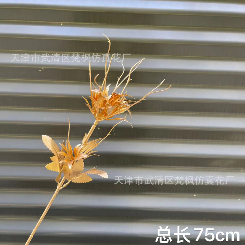金系新年夜花シミュレーション花福桶置物赤果泡発財果尤加利金葉装飾|undefined