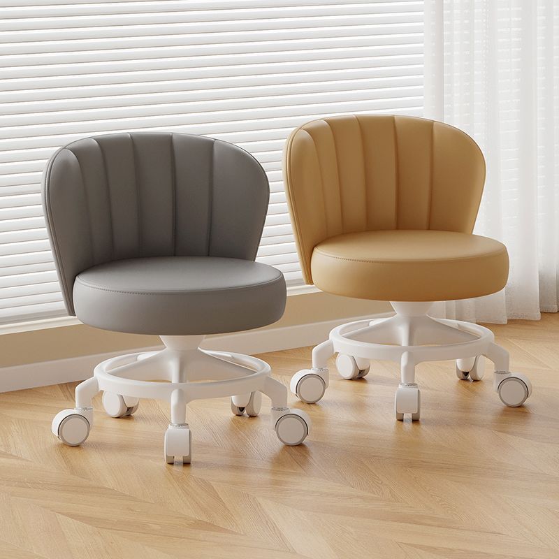 Rueda universal anti-rollback pequeña polea taburete baja silla respaldada para el hogar con un niño banco redondo rueda de correa rueda silenciosa