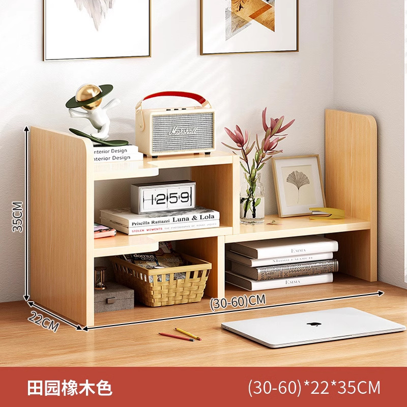 Escritorio de oficina estantería almacenamiento estante estudiante escritorio almacenamiento estante dormitorio escritorio simple multi-capa pequeña librería