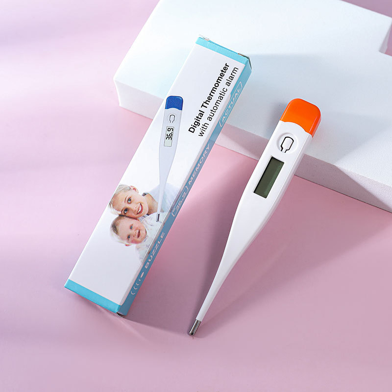 Bebé termómetro digital duro cabeza humana axila adulto termómetro Fahrenheit grados Celsius termómetro electrónico