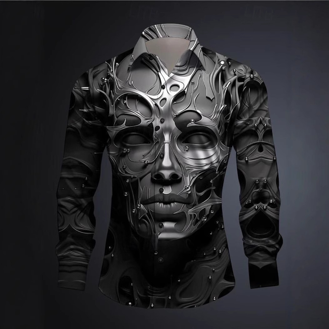 Transfronterizo 2024 nueva moda europea y americana de Amazon, ocio deportivo, moda versátil, camisa de manga larga para hombres MB12