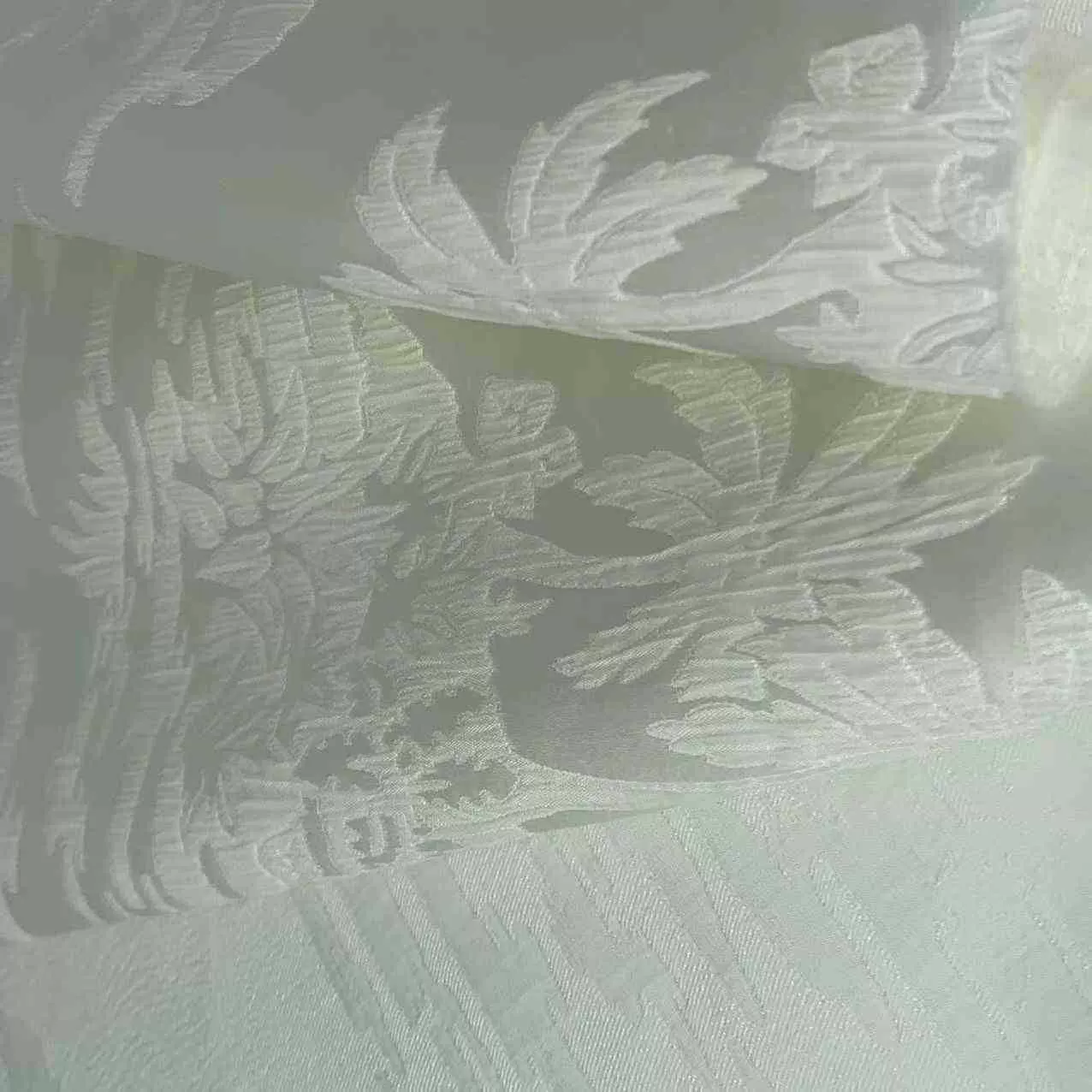 丝之源18年老店23mm丝人丝面料真丝丝粘弹力提花剪花面料