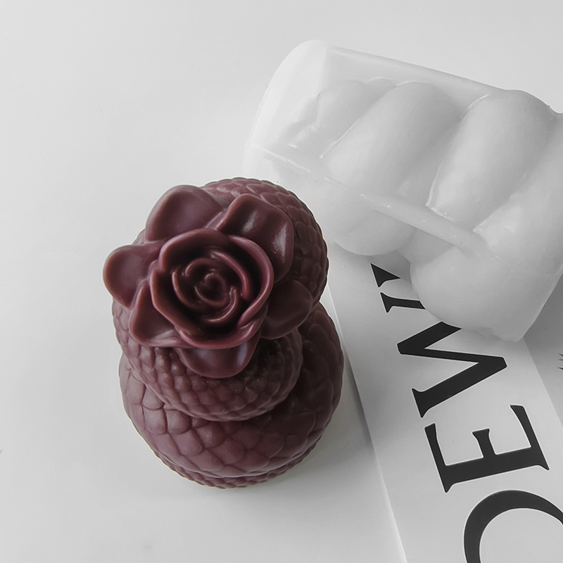 Jiahui serpiente molde de silicona de banana DIY Halloween adornos de banda magnética molde de silicona