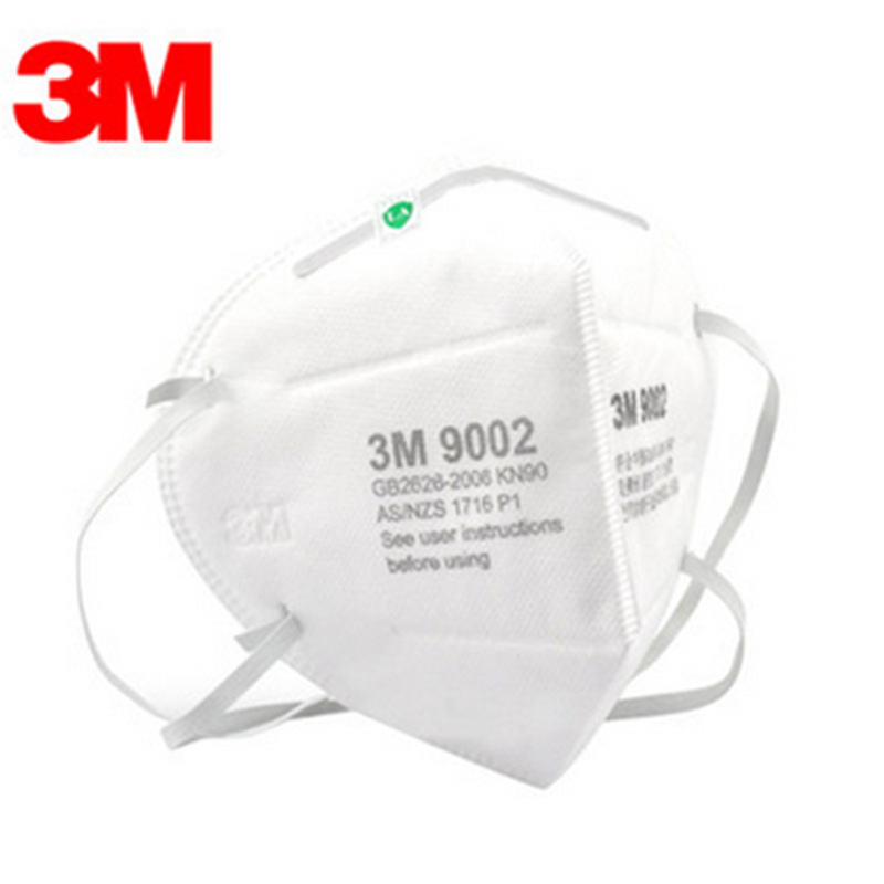 3M口罩9002头戴式环保装防尘雾霾PM2.5粉尘男女骑行