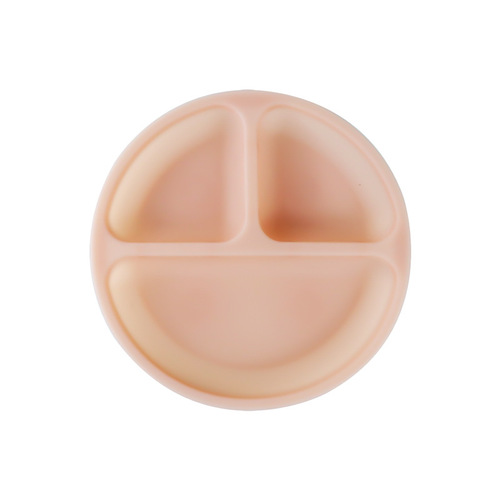 Amazon Baby Silicone Compartment Dinner Plate Baby Food Bowl All-in-one Anti-fall Suction Cup Bowl Children's Feeding Tableware