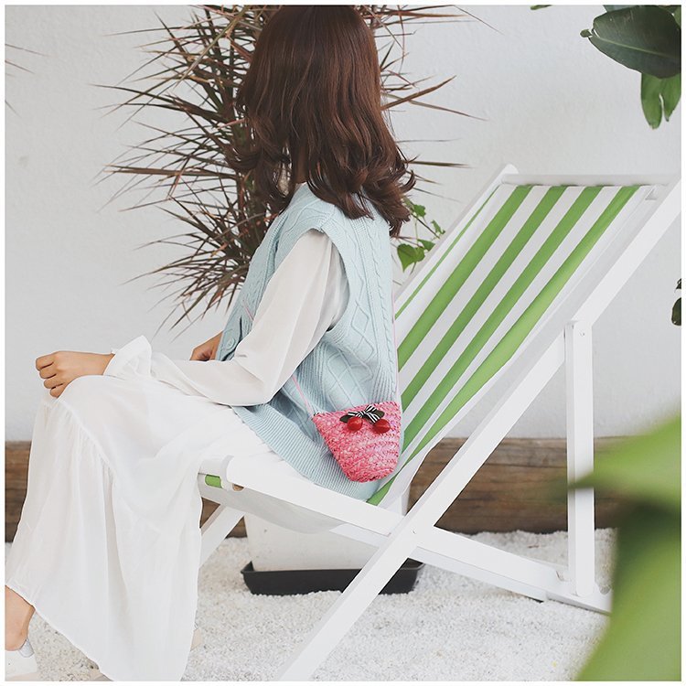 Fabrik Großhandel neue süße Kirsche Stroh Tasche Geldbörse Sommer Crossbody Stroh Tasche gewebte Tasche Urlaub Strandtasche_voghion.com
