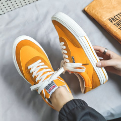 2024 Spring New Couple Breathable Canvas Shoes for Men, Classic White Sneakers, Fashion Casual Shoes, Wholesale for Men