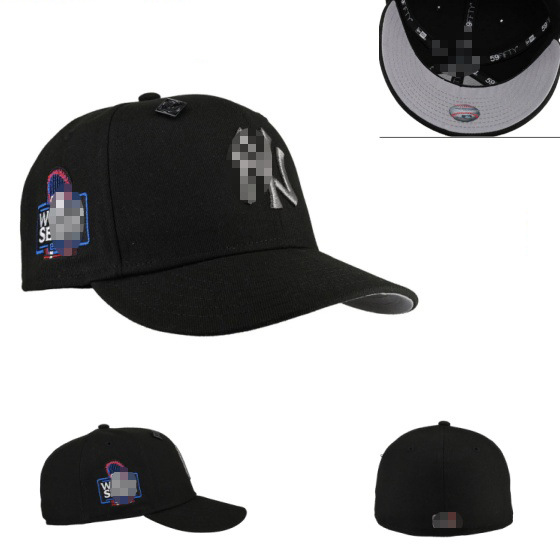 Sombrero de clase AA de alta calidad nueva gorra cerrada MLB gorra de béisbol para hombres y mujeres gorro bordado protector solar para exteriores