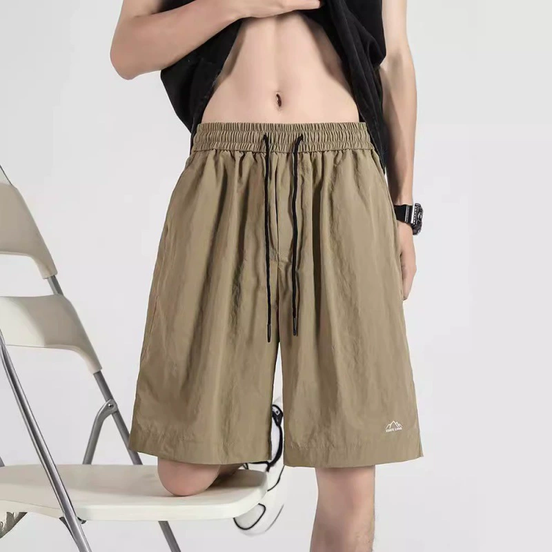 Спортивные брюки свободная повседневная одежда Прямые пили американские ретро прилив шорты для мужчин летом новый стиль