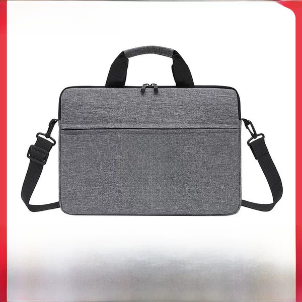 New Business Notebook Simple Solid Color Large Capacity Thickened Computer Bag with Printed Logo Laptop Bag Factory