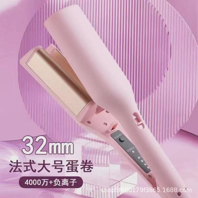 新しいスプリントエッグロールヘアアイロンフレンチレイジーアーティファクトマイナスイオンヘアケアふわふわ光沢のある大きなカール長持ち|undefined